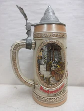 Vintage Anheuser-Busch B Series Limited Edition Lidded Beer Stein Ceramarte