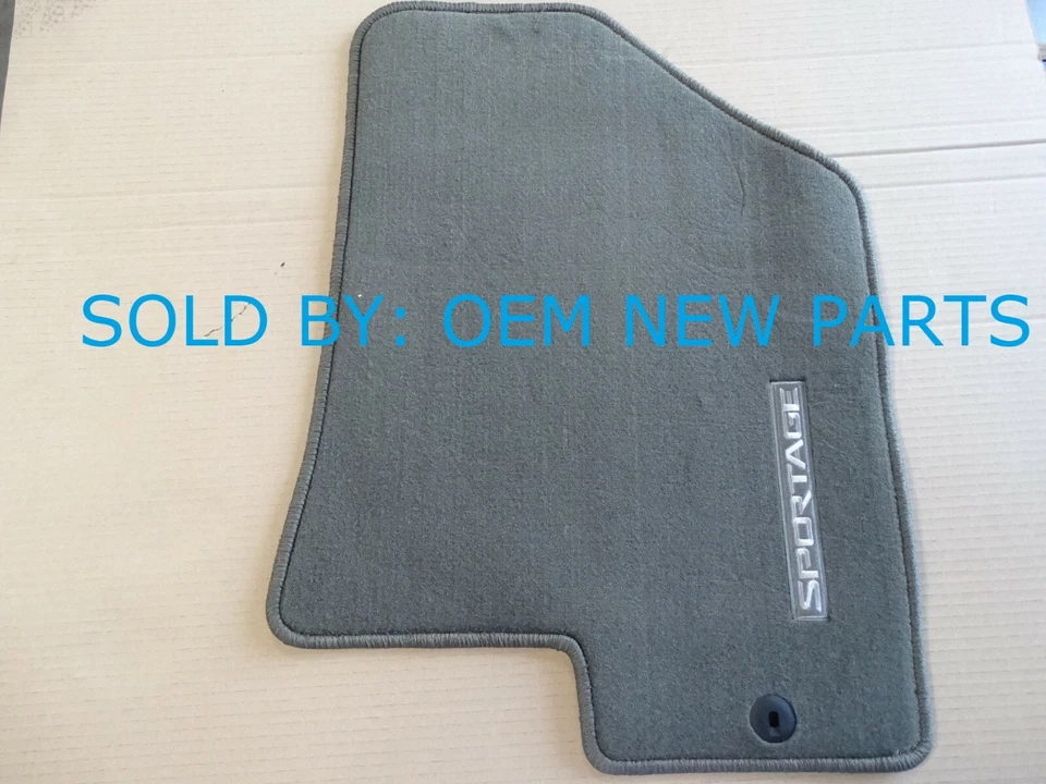 2013-2016 KIA SPORTAGE Carpet Floor Mats Set Front & Rear MOCHA w LOGO - Image 3 of 4