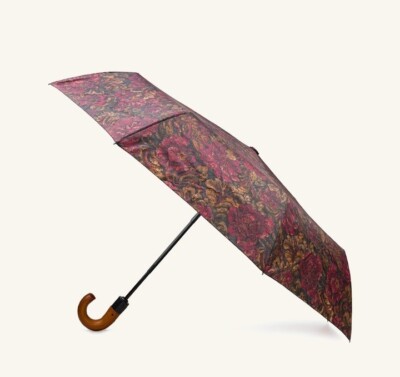 Patricia Nash Vintage Floral Brocade Magliano Umbrella NWT