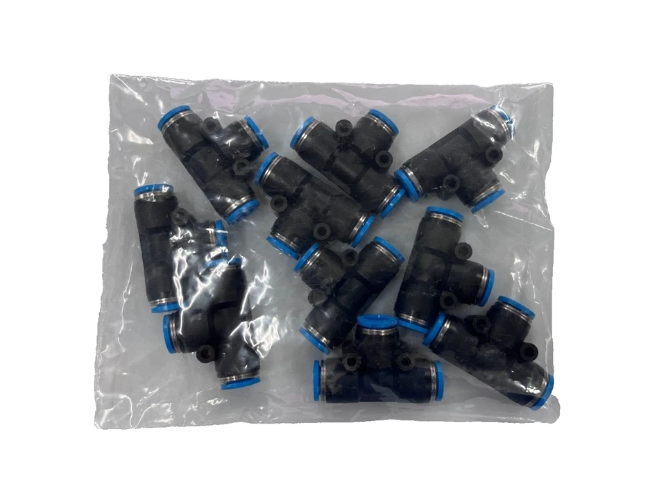 Bag of 10 FESTO QST-10 153131 Push-in T-connector Pneumatic Tee 10 mm tube - Image 2 of 2