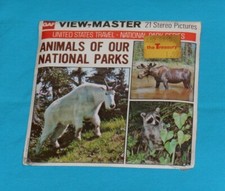 vintage ANIMALS OF OUR NATIONAL PARKS VIEW-MASTER REELS packet new/sealed