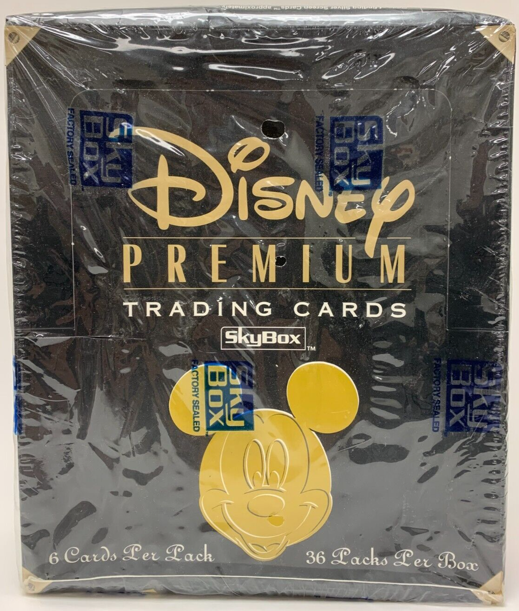 1995 SKYBOX DISNEY PREMIUM TRADING CARDS BOX 36 PACKS NEW SEALED