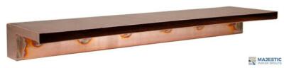 Zanardi 36'' Closed Top Waterfall Spillway for Pool/Spa or Fountain in Copper