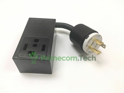 Generator L14 30p 4 Prong Twist Lock Plug 14 30r Receptacle Dryer Cord Adapter Ebay