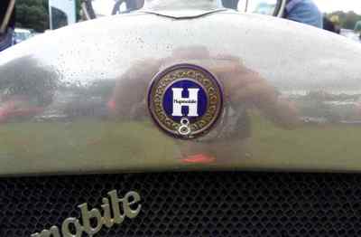 Hupmobile Eight Motorhaubengitter 2535 A4 Blechschild Aluminium
