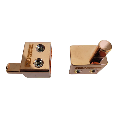 RDCARSHOW 1/0 GAUGE 1 MALE TO DUAL 1/0 AWG FEMALE OFFSET AMP