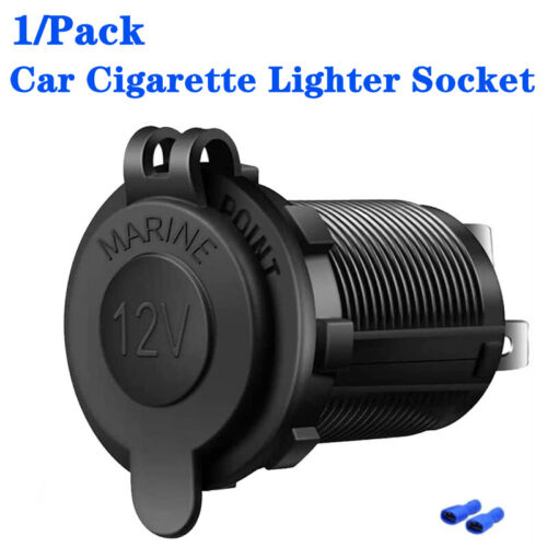 Car Cigarette Lighter Socket Power Adapter Charger Outlet 12V Waterproof Plug - Afbeelding 1 van 11