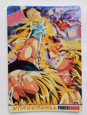 1999 DRAGON BALL Z Card #086 SON GOKU SJJ VEGETA SSJ JANEMBA VTG