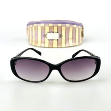 Lulu Guinness Sunglasses mod. Bettie L505 Black Oval  Case