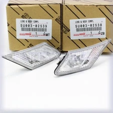 OEM TOYOTA GT86 SCION FR-S SUBARU BRZ FRONT SIDE MARKER CLEAR LENS SET RH & LH