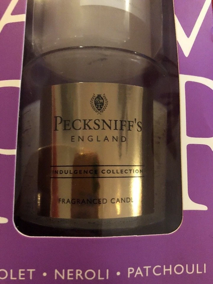 Pecksniff's Sensual Bath Soak Candle Violet Neroli Patchouli - Image 4 of 4