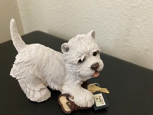 West Highland Terrier Dog Figurine Puppy Love