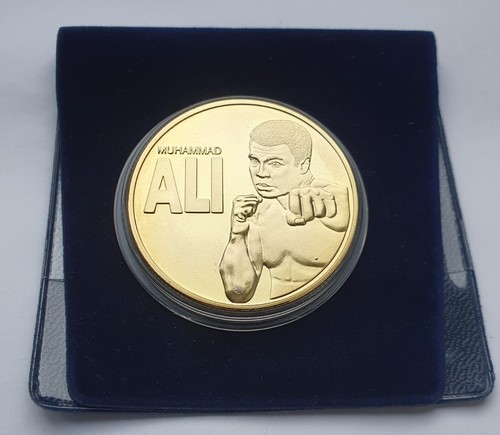 Muhammed Ali - Io sono il più grande - Boxer Boxe Sport - Moneta medaglia placcata oro - Foto 2 di 8