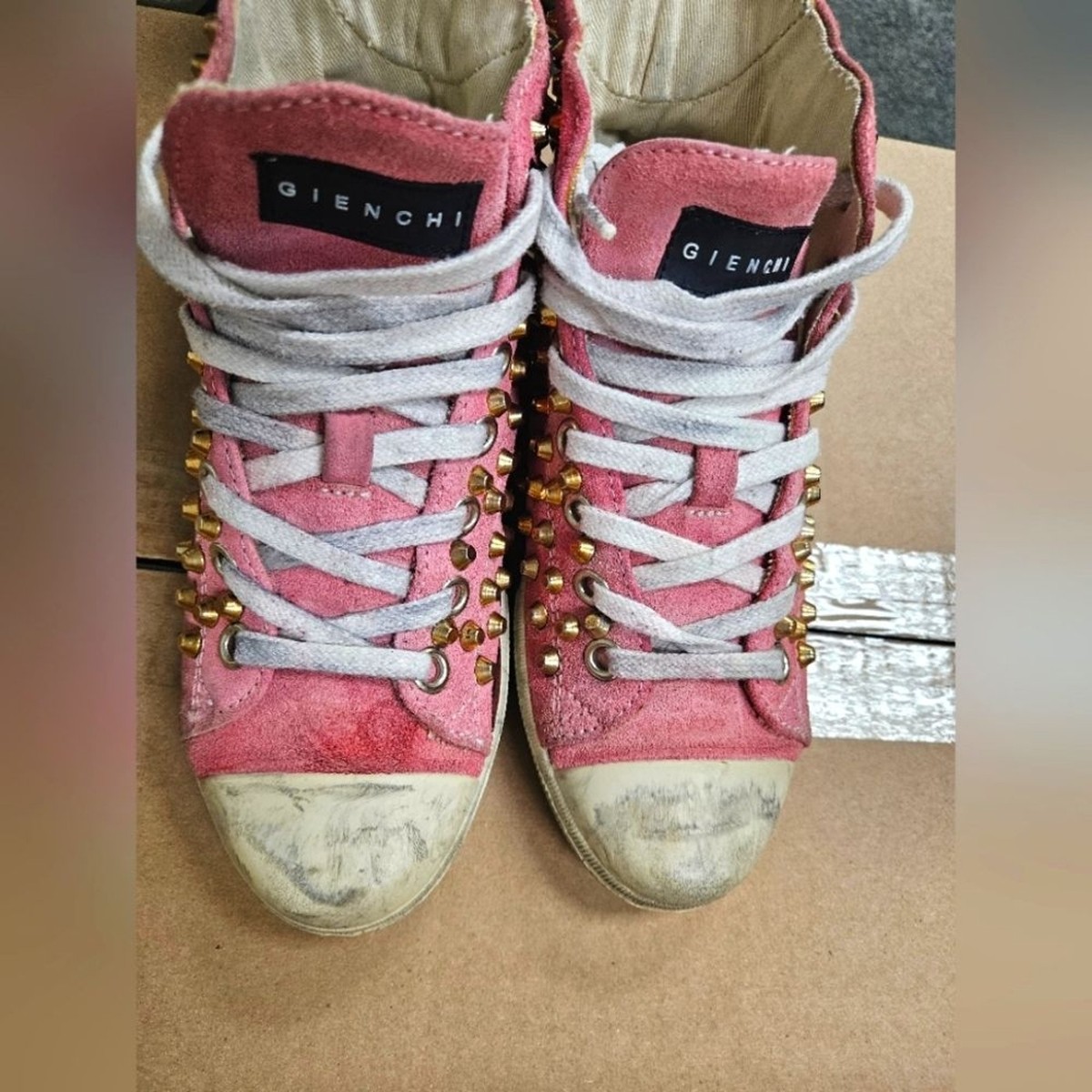 Metal Gienchi SUEDE TRAINERS | eBay
