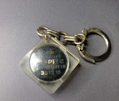 Vintage keychain year 60-70 tobacco Spitz Schiltigheim keychain collection O37