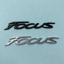 Metal 3D Car Body Rear Trunk Tailgate Badge Emblem Decal Nameplate Sticker Focus