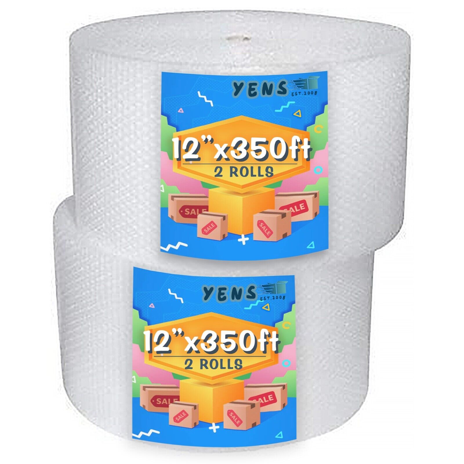 3/16" Small Bubble Cushioning Wrap Padding Roll 700'x 12" Wide Perf 12" 700FT