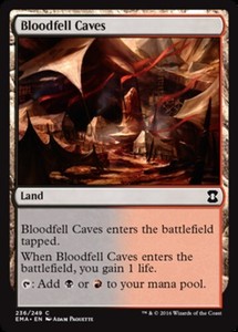 Bloodfell Caves x4 - Eternal Masters - NM-Mint, English - Eternal Masters