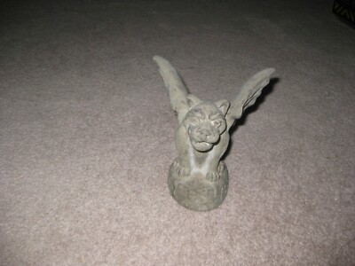 Lot of 2  Design Toscano cast Gargoyle Candlestick Holders