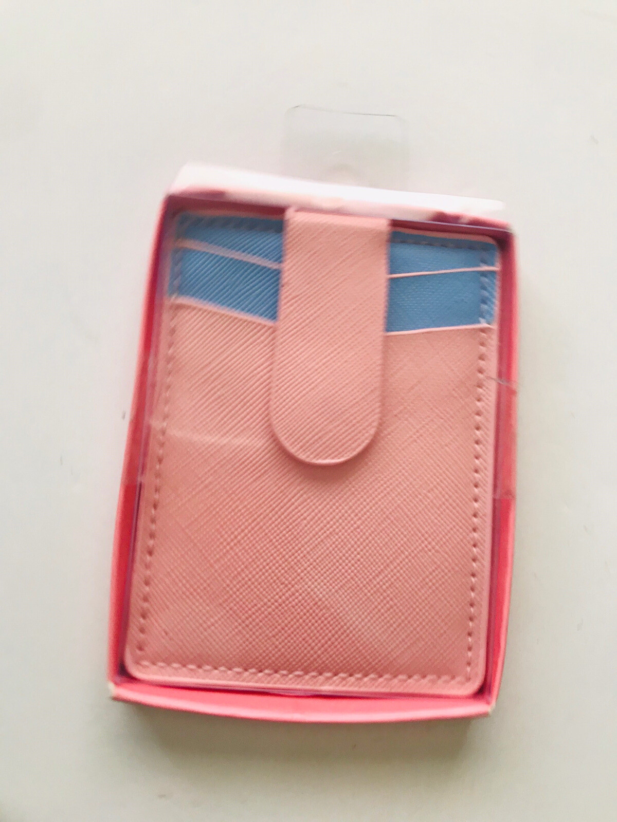 Target Card Holder for Phone Back in Pink or Blue New in Box 1 Ct-image