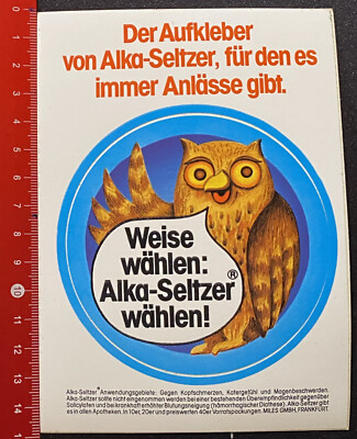 Aufkleber/Sticker:  Alka Seltzer wählen        (O5-4-22-1$)
