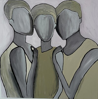 ORIGINAL Acryl Bild Gemälde Abstrakt Malerei Kunst Modern UNIKAT  HANDGEMALT