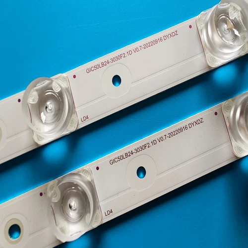 LED Strips For TCL D50A360 D50A730U 50S421LFAA 50S425KEBA TCL-GIC-50D6-3030-4X7 - Picture 7 of 9