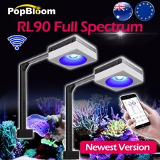 PopBloom RL90 Marine Aquarium Led Lights Full Spectrum Fish Tank Light 80-120cm