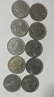26Pcs. Canadian Coins, 25 Cents, Five Cents & 10cents. Mixed Date ,circulated — photo 5