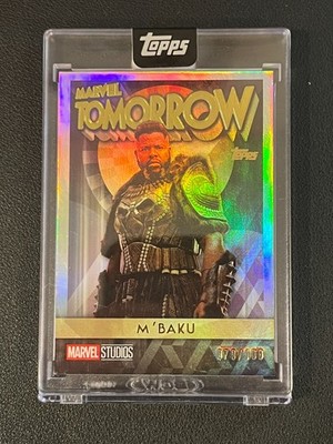 M'Baku 2025 Topps Marvel Studios The Collector /100 MT-2