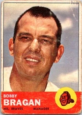 Bobby Bragan 1963 Topps #73 Milwaukee Braves