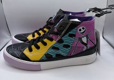 Women's SIZE 8 Disney Nightmare Before Christmas High Top Lace Up sneaker NEW