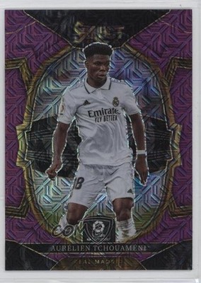 2022-23 Panini Select La Liga Terrace Purple Mojo Prizm Aurelien Tchouameni 1p48