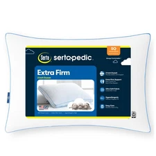 Sertapedic Extra Firm Standard/Queen Bed Pillow, Hypoallergenic