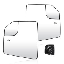 Left Right Heated Blind Spot Mirror Glass for 2015-2020 Ford F-150