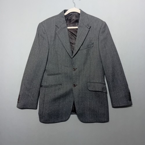M&S Autograph By Timothy Everest Mens Blazer Jacket 36S Grey New Wool Pockets
