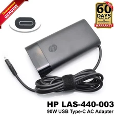 Genuine HP Spectre x360 90W USB-C Charger AC Adapter 904144-850 904082-003