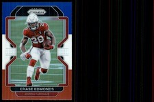 2021 Panini Prizm Prizms Red White and Blue Chase Edmonds #77