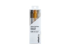 Cricut Joy Glitter Gel Pens 0.8 mm 3 Black Gold Silver