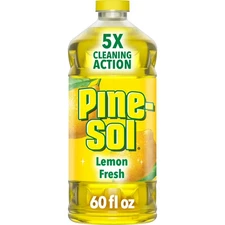 5x Pine-Sol Multi-Surface Floor Cleaner, Lemon Fresh, 60 Fluid Ounces