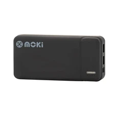 Moki Portable Travel Power Bank USB-C USB-A Compact Black 20000mAh ACC-MPB20X