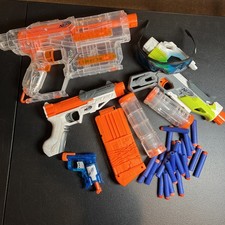 Nerf Gun Bundle With 25 Bullets And Safety Glasses