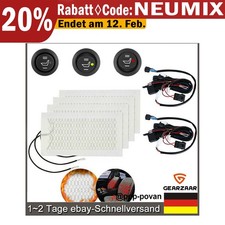 2 Set Auto Carbon Sitzheizung Heizmatten Nachrüstsatz KFZ PKW 2 Stufen Universal