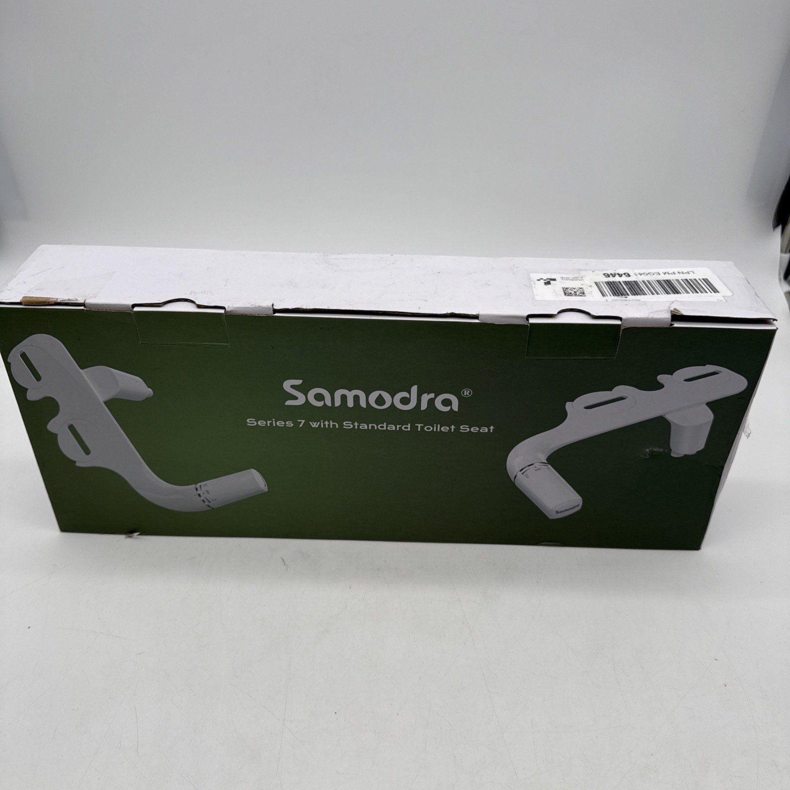 SAMODRA Bidet Attachment Ultra-Slim Toilet Seat Attachment Dual Nozzle Bidet Adj