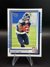 2025 Panini Donruss #19 Chigoziem Okonkwo Tennessee Titans Trading Card FREESHIP