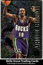1996-97 Metal Armon Gilliam #187 Milwaukee Bucks NBA Basketball