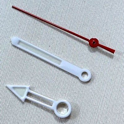 Weiß Rot Uhrzeiger mit Grün Leuchtend für NH35/NH36 Uhrwerk Watch Hands Pointer