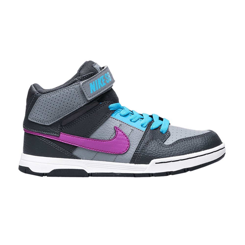 Nike Mogan Mid 2 JR GS Cool Grey Purple Sz 11C 7690₽