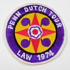 Penn Dutch Tour LAW 1974 Patch League of American Wheelmen Vintage