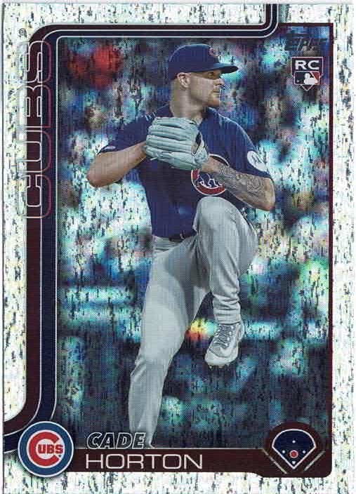 2025 Topps Update Series Cade Horton (Cubs) Sandglitter Rookie Card No. US140